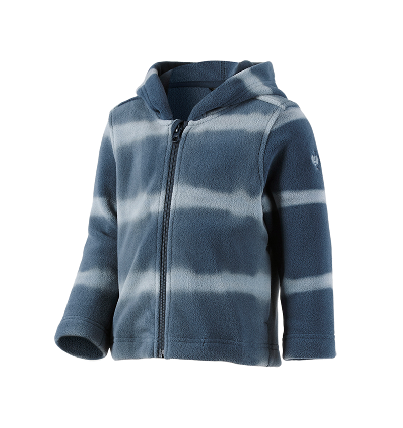 Vestes de travail: Veste cap. laine pol. tie-dye e.s.motion ten, enf. + bleu ardoise/bleu fumée 2