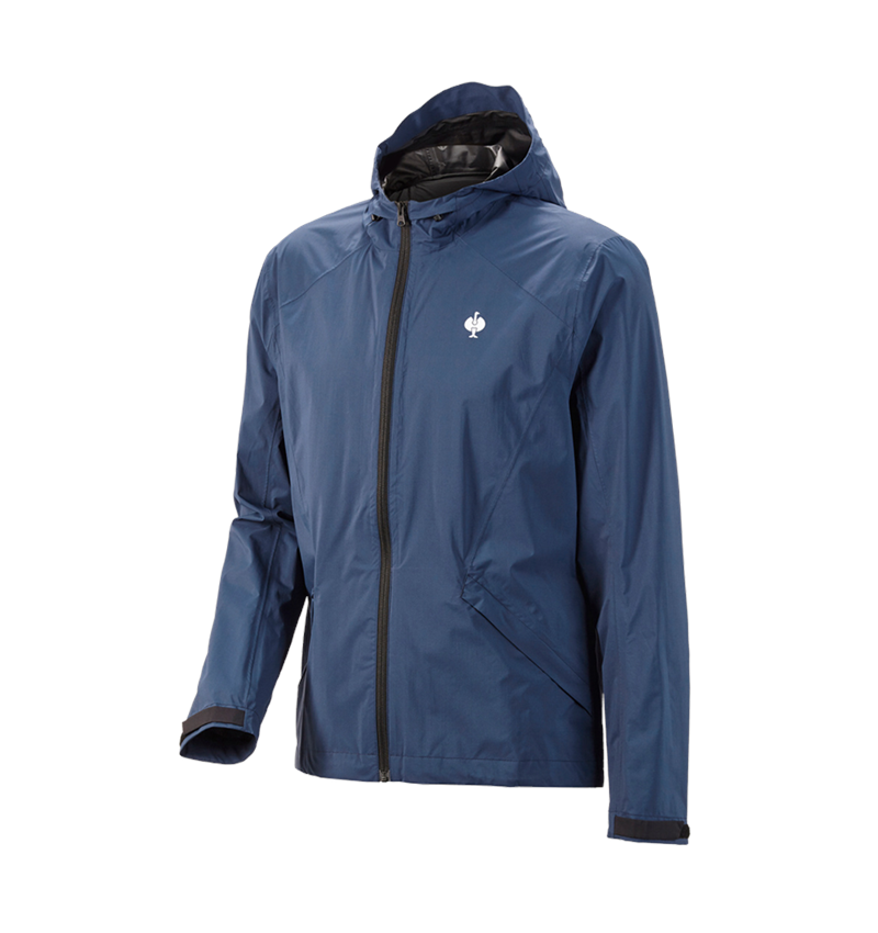 Vestes de travail: Coupe-vent light-pack e.s.trail + bleu profond/blanc 3