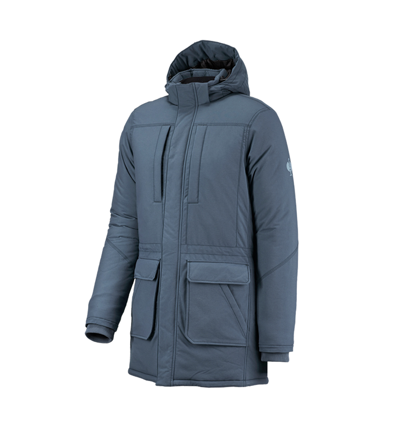 Vestes de travail: Parka e.s.iconic + bleu oxyde 5