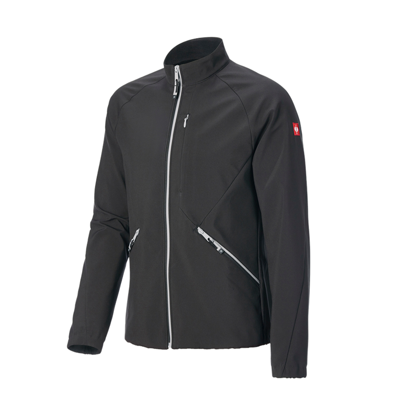 Work Jackets: Softshell jacket e.s.ambition + black/platinum 7