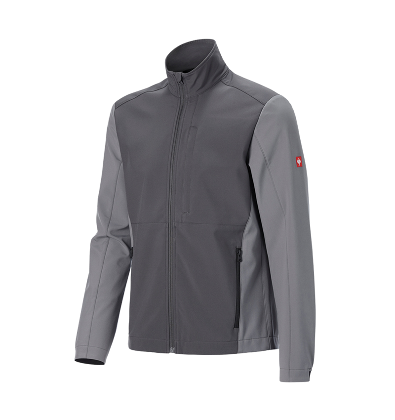 Vestes de travail: Veste Softshell e.s.trail pure + gris carbone/gris basalte 11