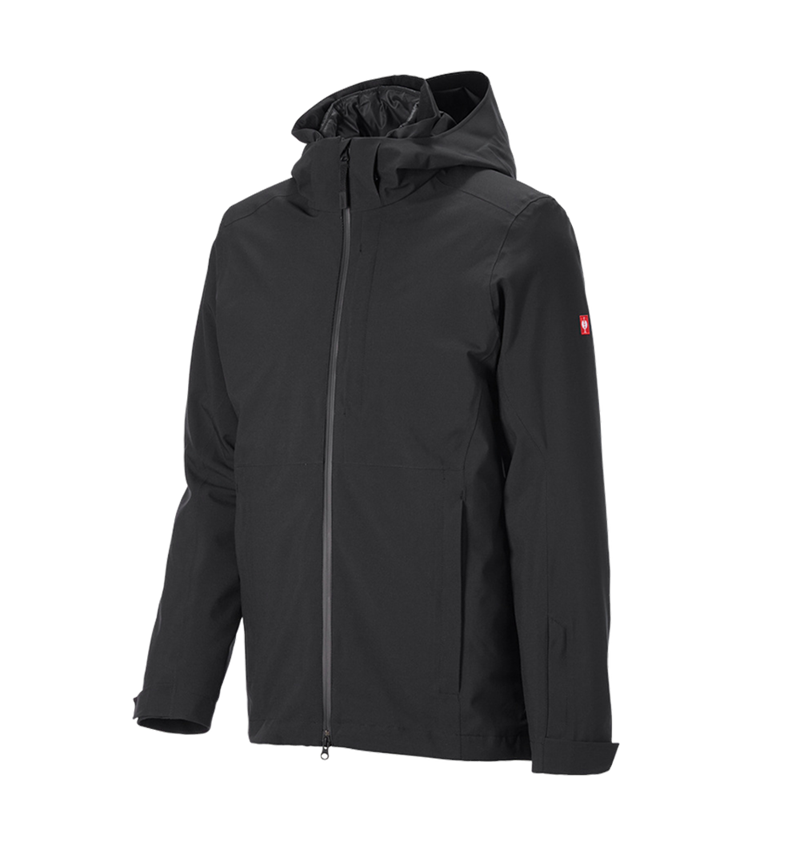 Work Jackets: 3 in 1 functional jacket e.s.trail snow + black 4