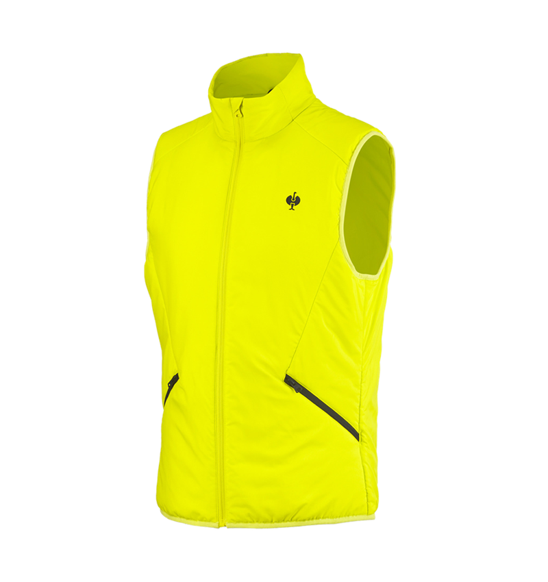 Gilets de travail: Gilet e.s.trail + jaune acide/noir 3