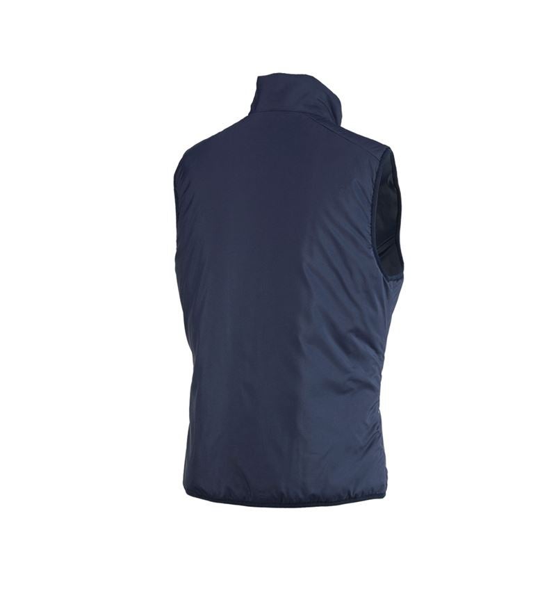 Gilets de travail: Gilet e.s.trail + bleu profond/blanc 4