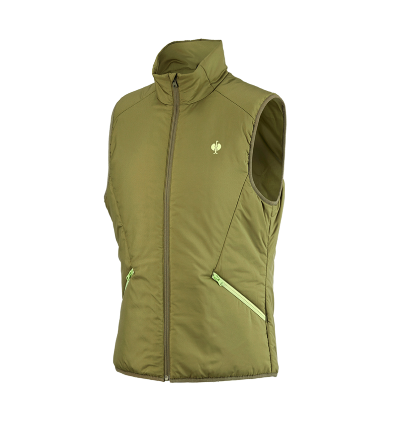 Gilets de travail: Gilet e.s.trail + vert genévrier/vert citron 3