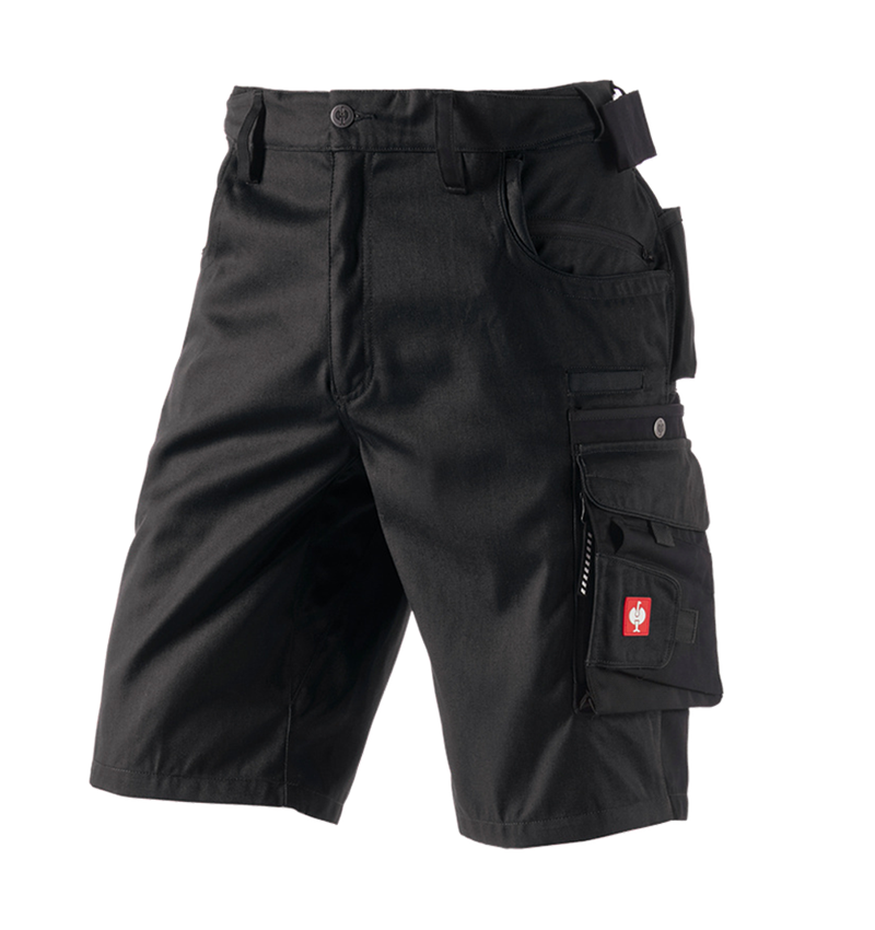 Pantalons de travail: Short e.s.motion + noir 2