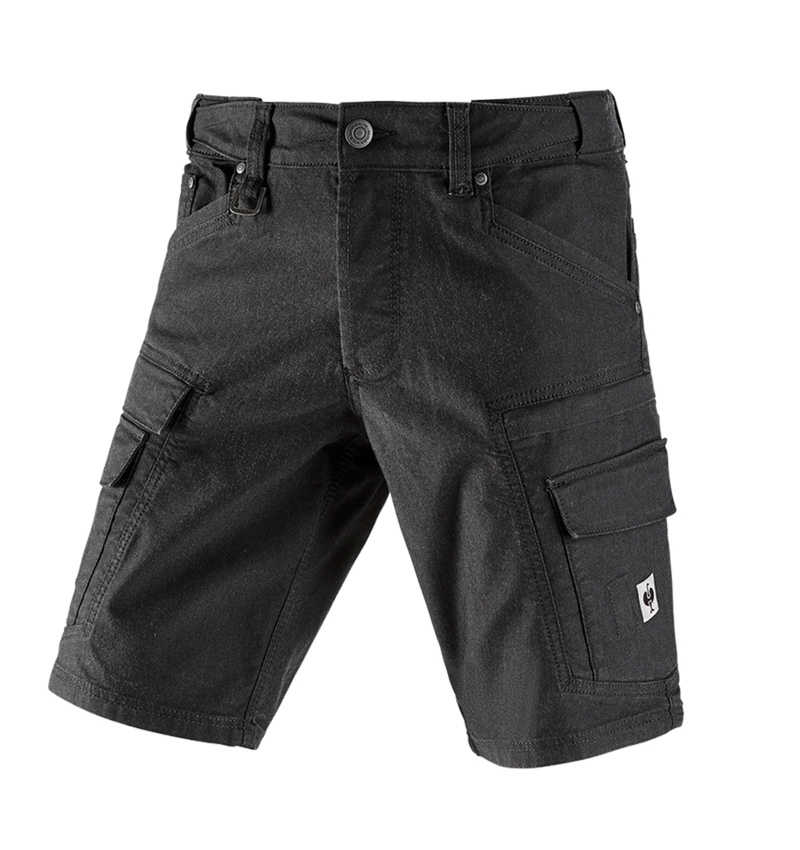 Pantalons de travail: Short cargo e.s.vintage + noir 2