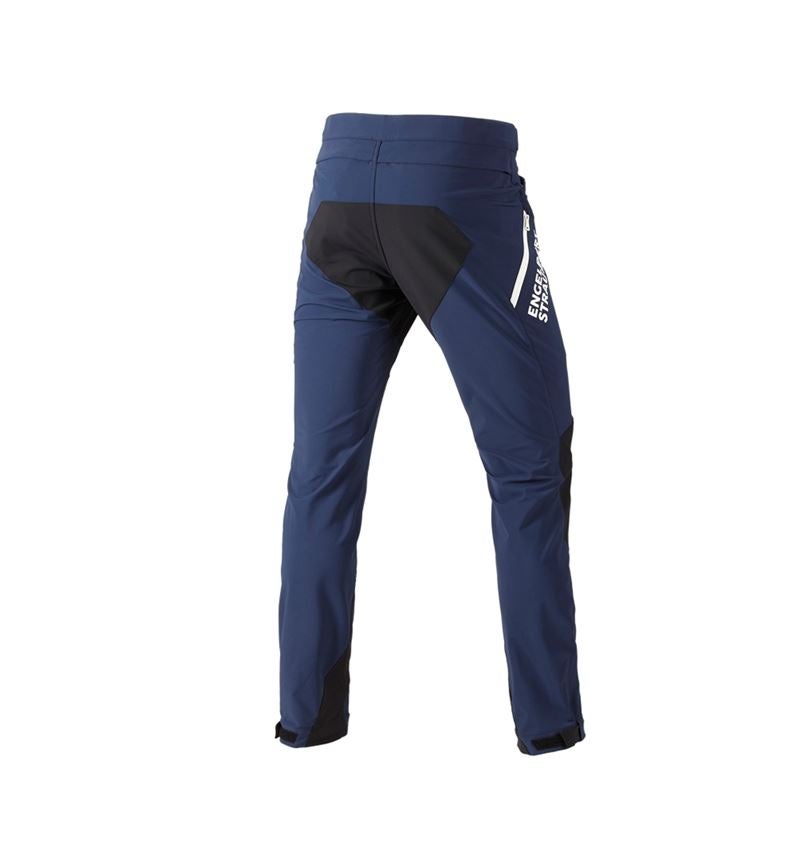Pantalons de travail: Pantalon de fonction e.s.trail + bleu profond/blanc 4