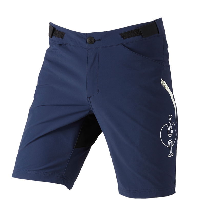 Pantalons de travail: Fonctionnelle short e.s.trail + bleu profond/blanc 3