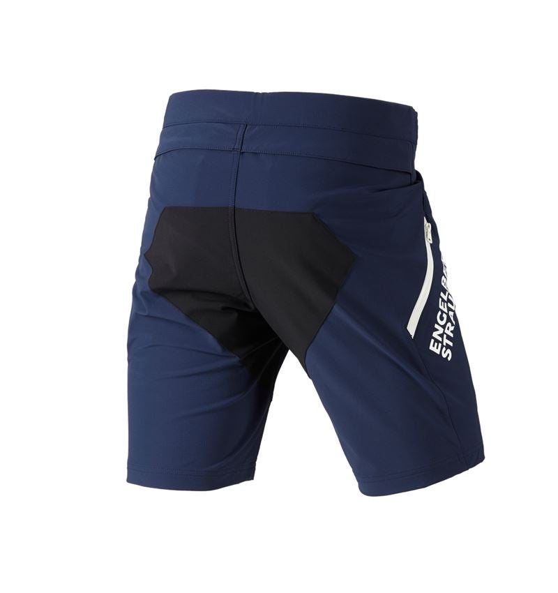 Pantalons de travail: Fonctionnelle short e.s.trail + bleu profond/blanc 4