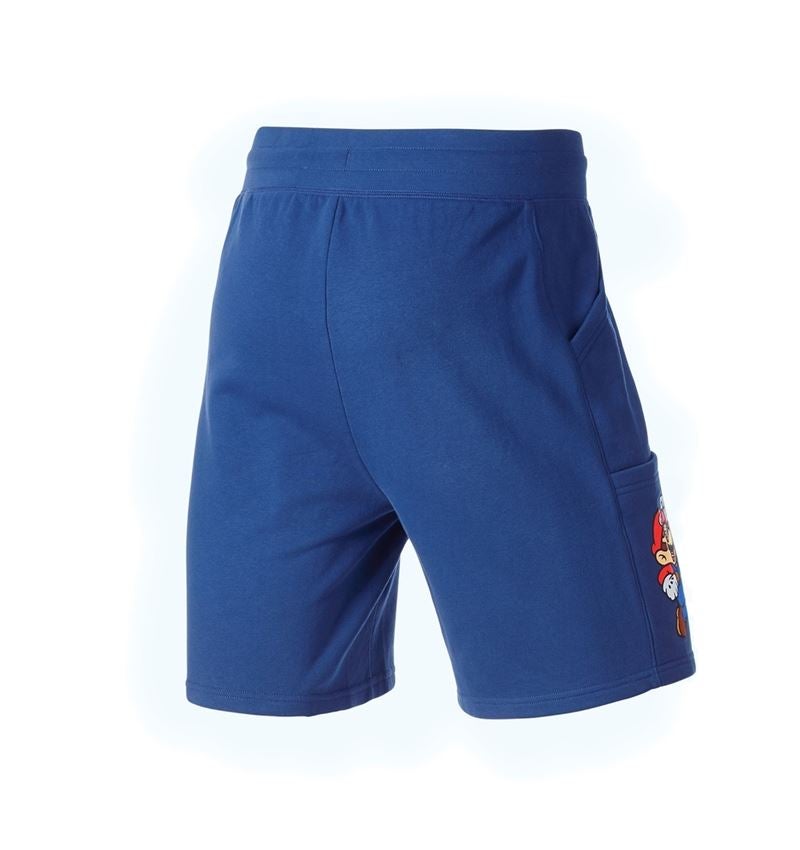 Collaborations: Super Mario Sweat short + bleu alcalin 1