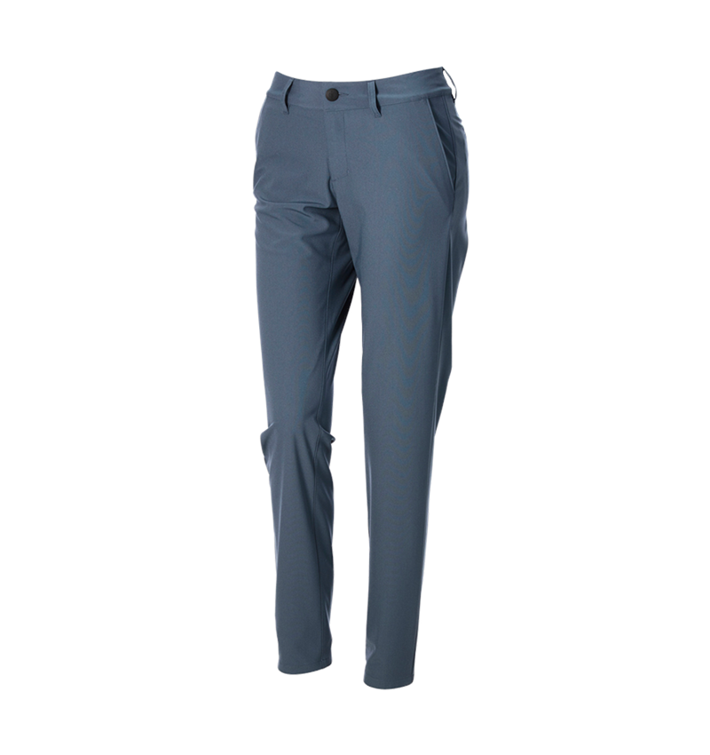 Work Trousers: Trousers Chino e.s.work&travel, ladies’ + ironblue 5