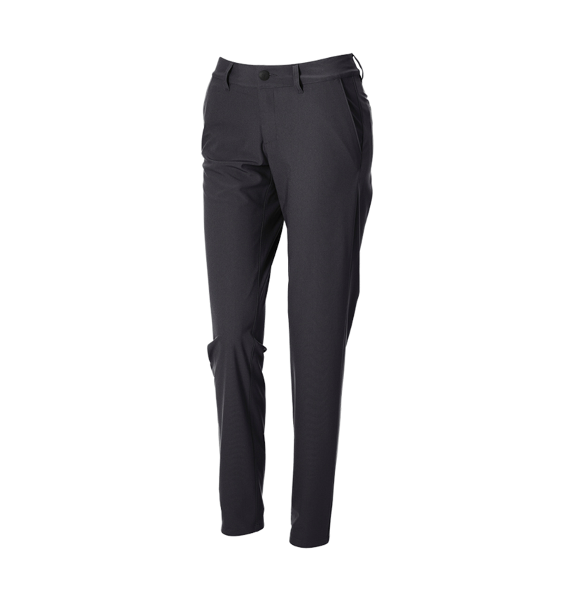 Work Trousers: Trousers Chino e.s.work&travel, ladies’ + black 2