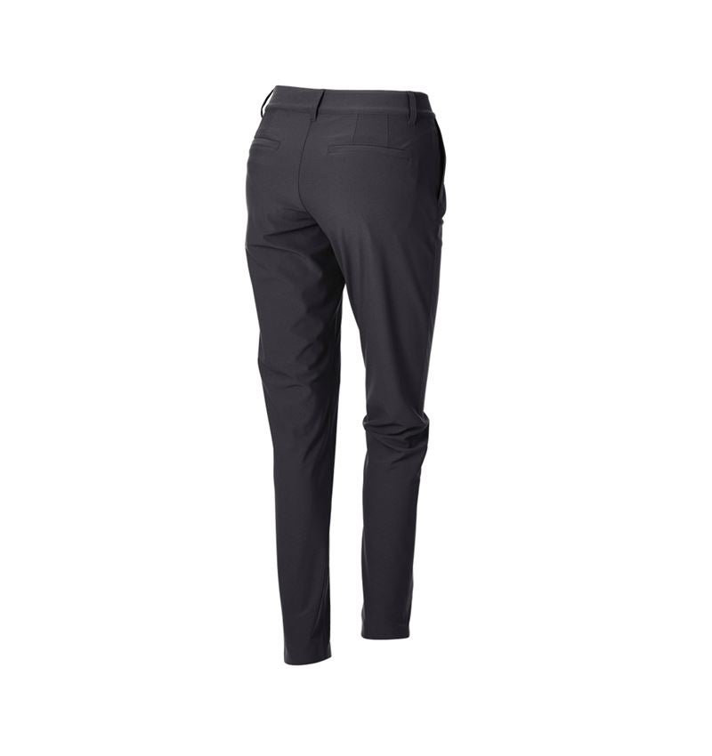 Pantalons de travail: Pantalon de travail Chino e.s.work&travel, femmes + noir 3