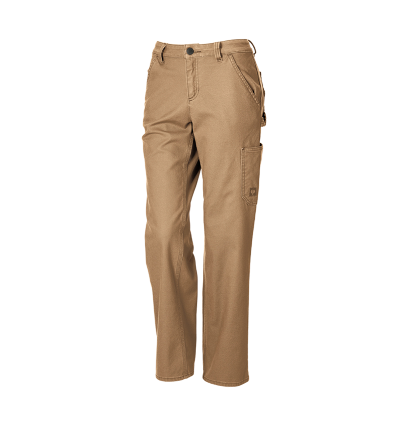 Work Trousers: Trousers e.s.iconic, ladies' + almondbrown 10