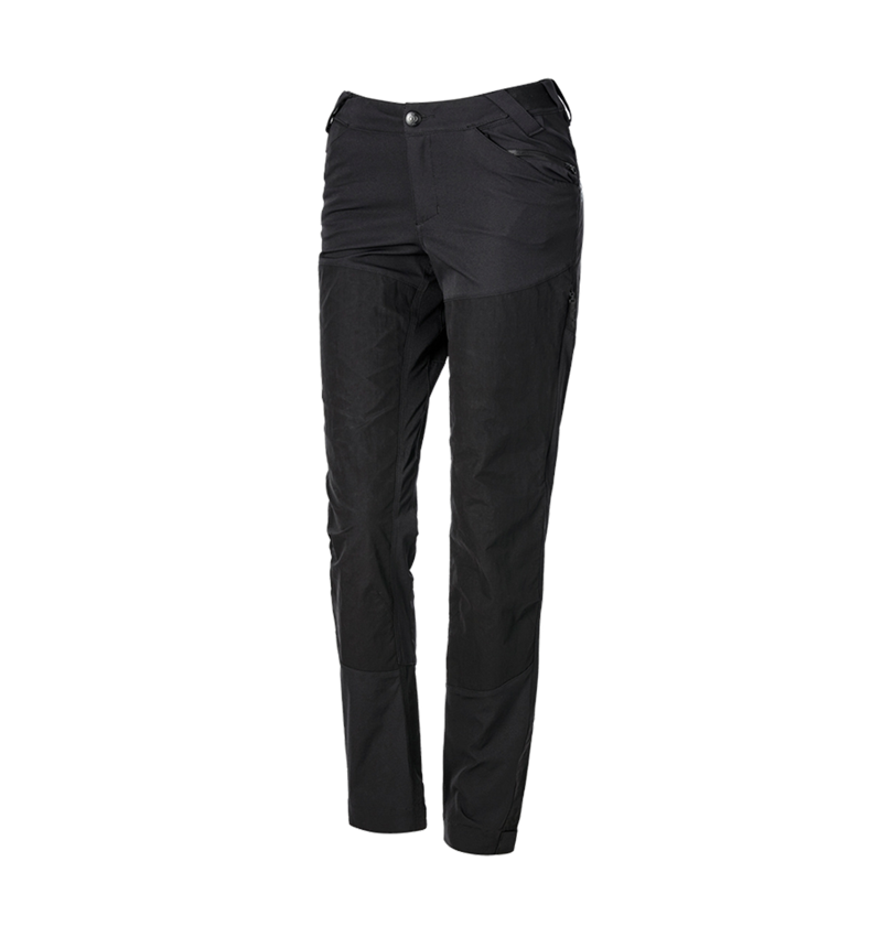 Pantalons de travail: Pantalon de fonction hybride e.s.trail, femmes + noir 7