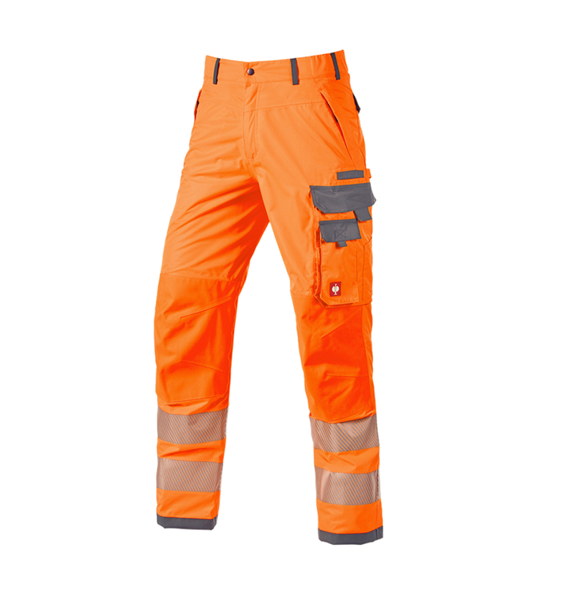 Thèmes: Pantalon él. fonct.de signalisation e.s.prestige + orange fluo/gris 1