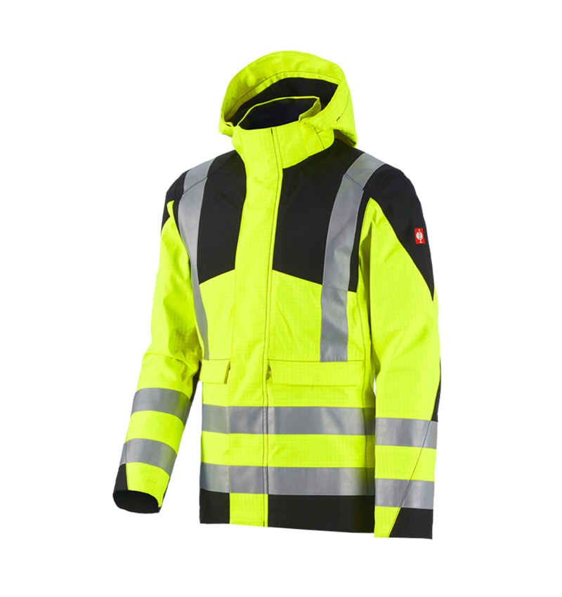 Topics: e.s. Weatherproof jacket multinorm high-vis + high-vis yellow/black 2