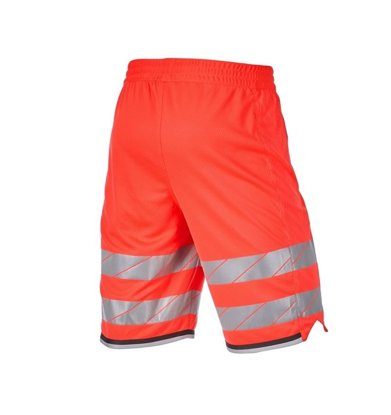 Vêtements: Short fonctionnel haute visibilité e.s.ambition + rouge fluo/noir 6