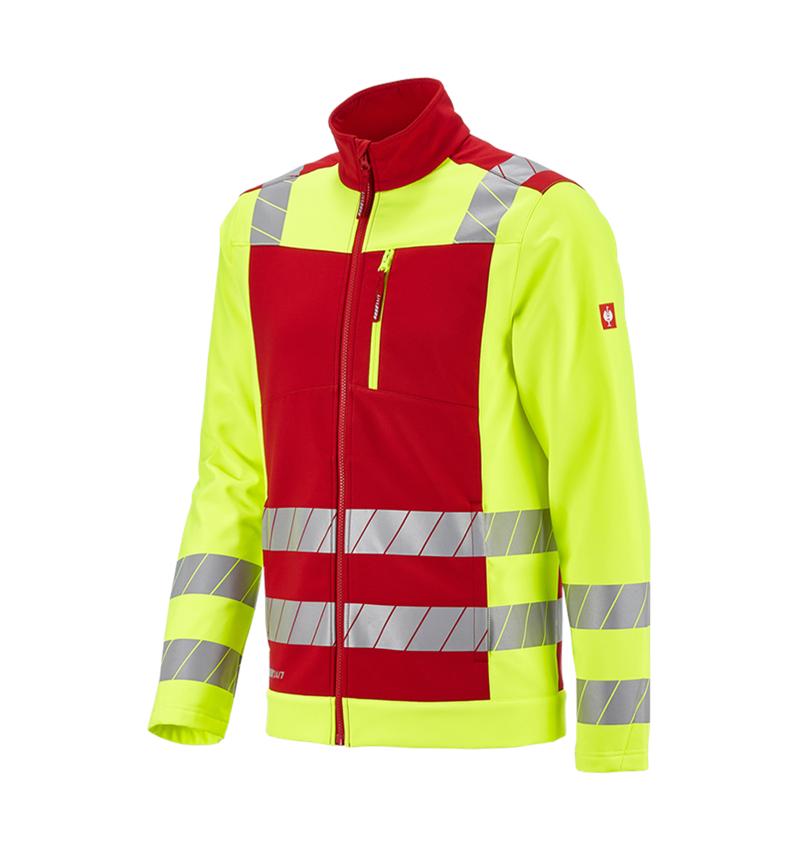 Thèmes: Veste softshell de signalisation e.s.motion 24/7 + rouge/jaune fluo 4