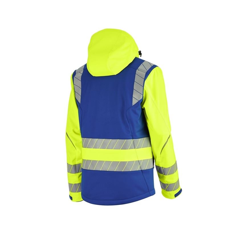 Thèmes: Veste softshell de signal. d'hiver e.s.motion 24/7 + bleu royal/jaune fluo 6