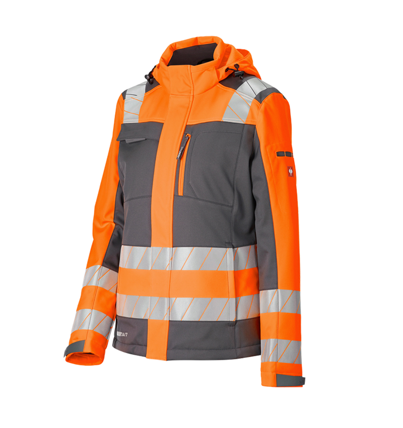 Thèmes: Veste soft.de signal.d'hiver e.s.motion 24/7,fem. + anthracite/orange fluo 5