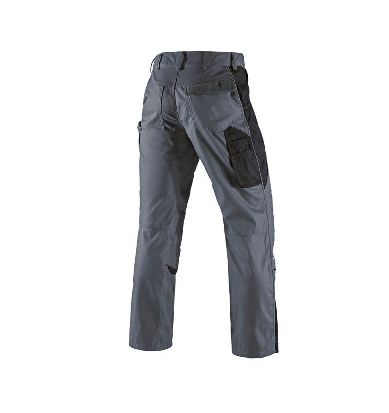 Pantalons de travail: Pantalon à taille élastique e.s.active + gris/noir 3