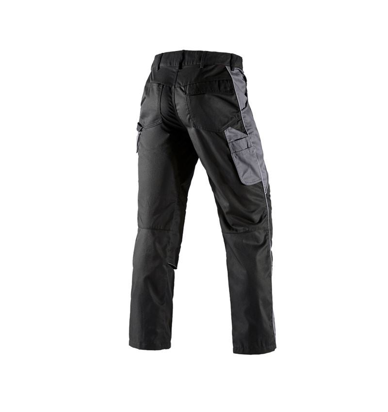 Pantalons de travail: Pantalon à taille élastique e.s.active + noir/anthracite 2