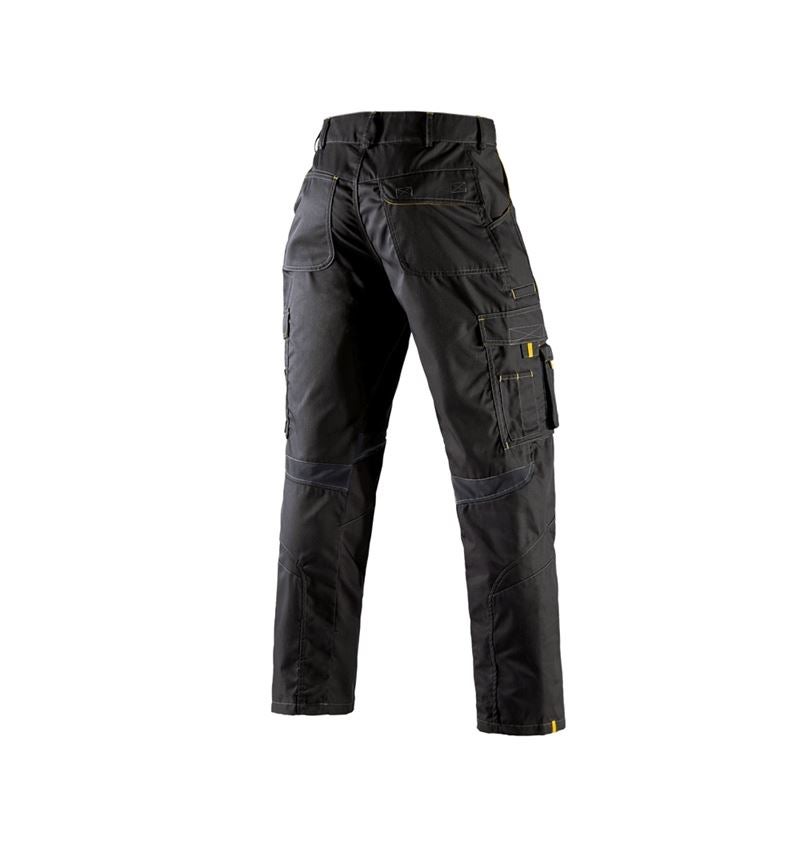 Work Trousers: Trousers e.s.akzent + black/yellow 3