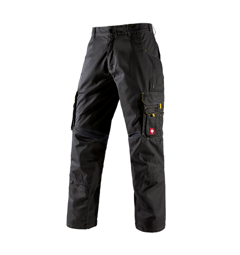 Work Trousers: Trousers e.s.akzent + black/yellow 2