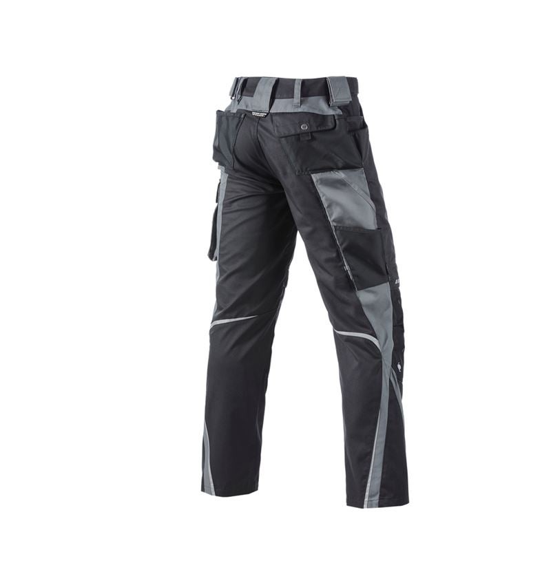 Menuisiers: Pantalon à taille élastique e.s.motion + graphite/ciment 3
