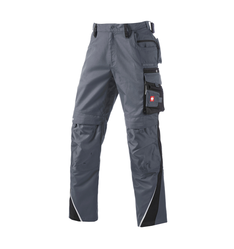 Pantalons de travail: Pantalon à taille élastique e.s.motion + gris/noir 2