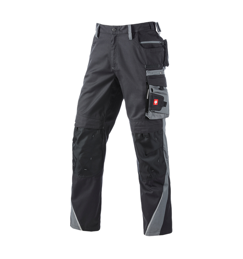 Menuisiers: Pantalon à taille élastique e.s.motion + graphite/ciment 2
