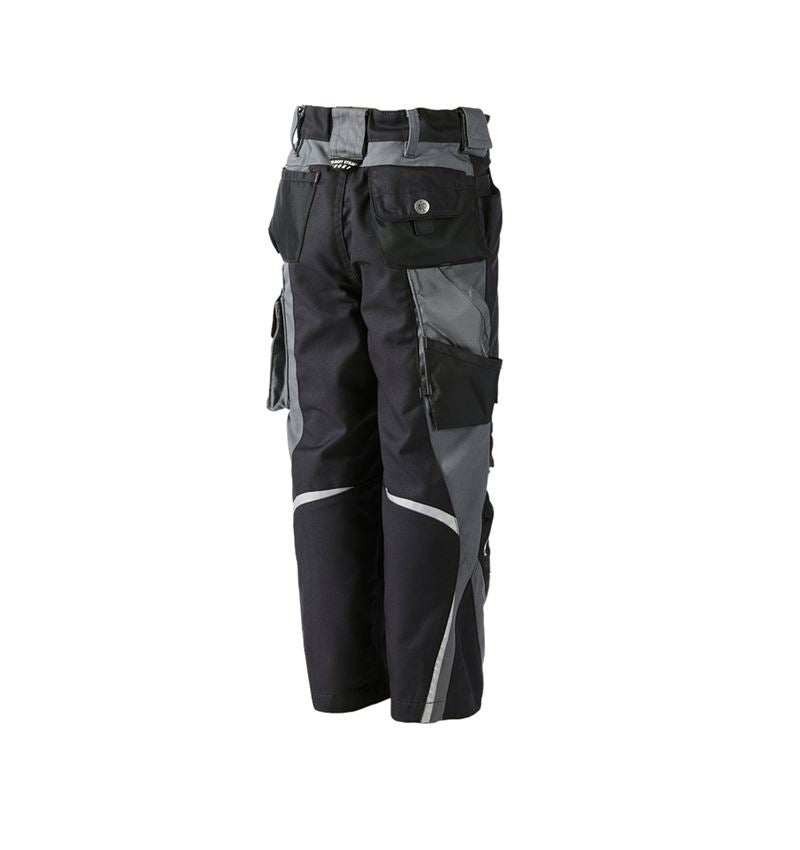 Pantalons: Pantalon à tail. élas. e.s.motion d’hiver, enfants + graphite/ciment 1