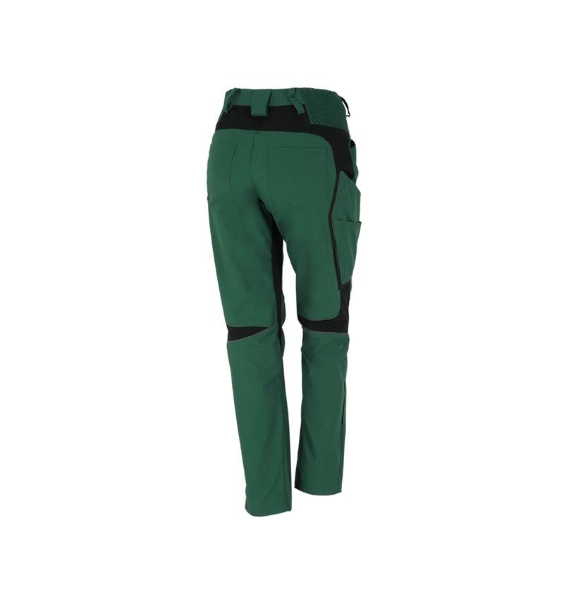 Plumbers / Installers: Winter ladies' trousers e.s.vision + green/black 1