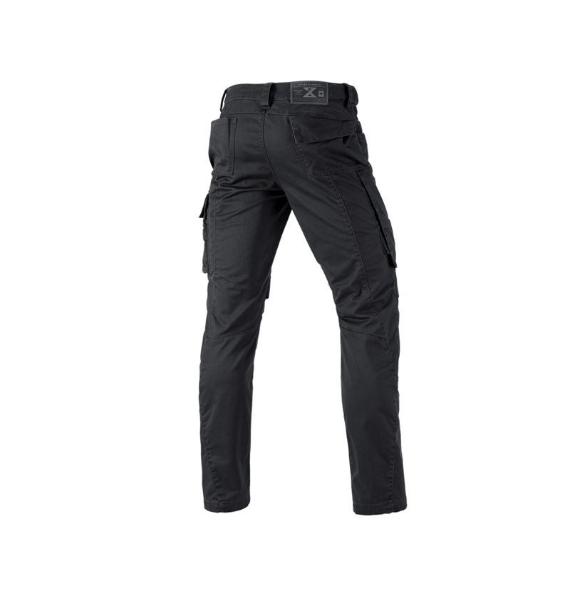Menuisiers: Pantalon à taille élastique e.s.motion ten + noir oxyde 3
