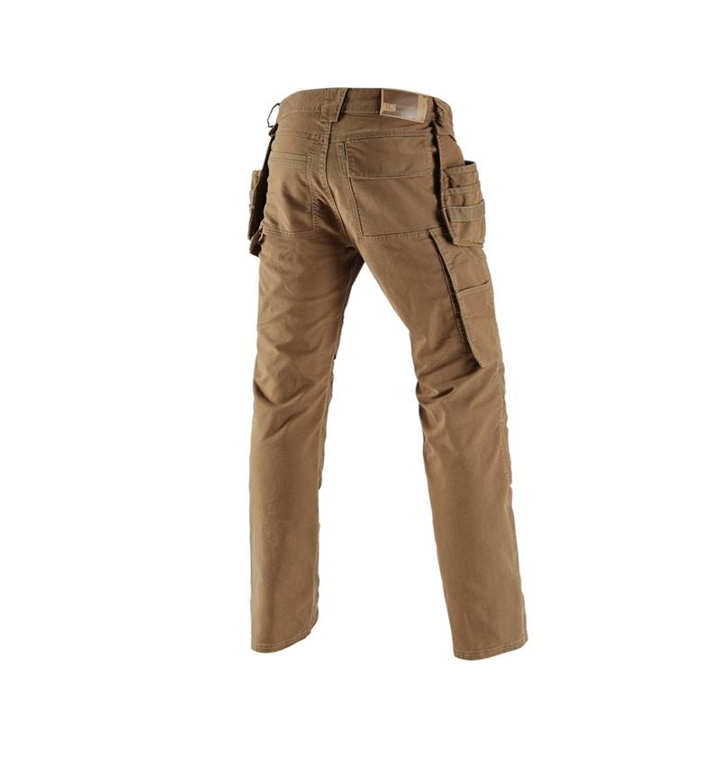 Menuisiers: Pantalon à taille élastique holster e.s.vintage + sépia 2