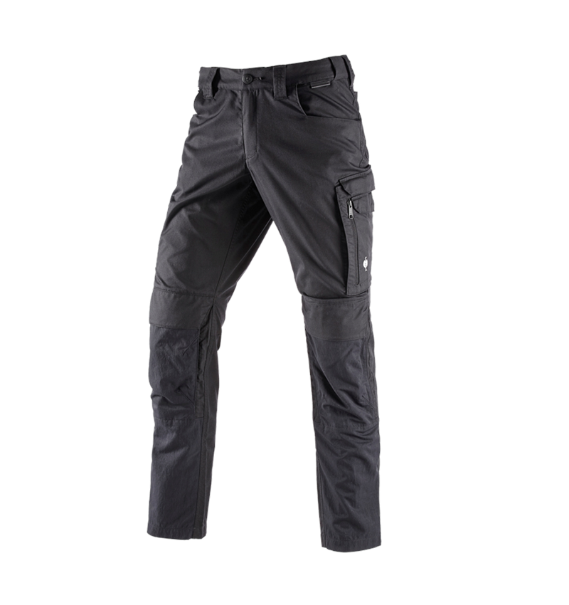 Pantalons de travail: Pantalon à taille élastique e.s.concrete light + noir 3