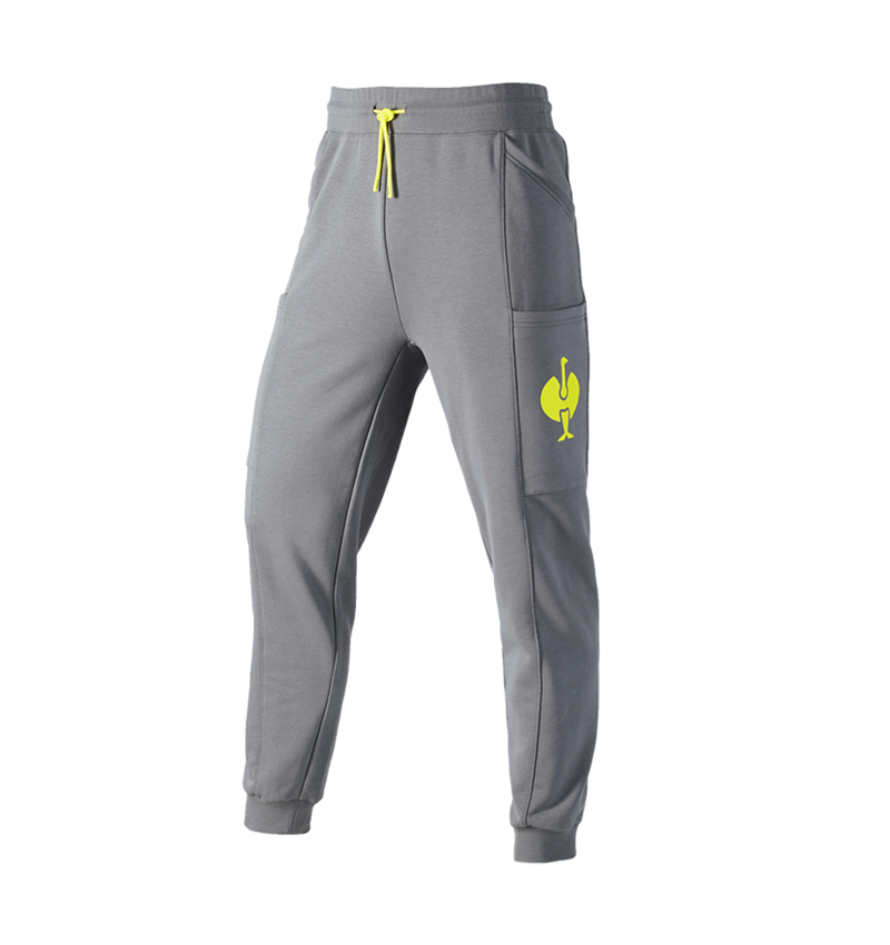 Accessoires: Sweat pants e.s.trail + gris basalte/jaune acide 2