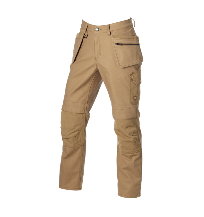 Pantalons de travail: Pantalon de travail e.s.iconic tool-pouch + brun amande 7