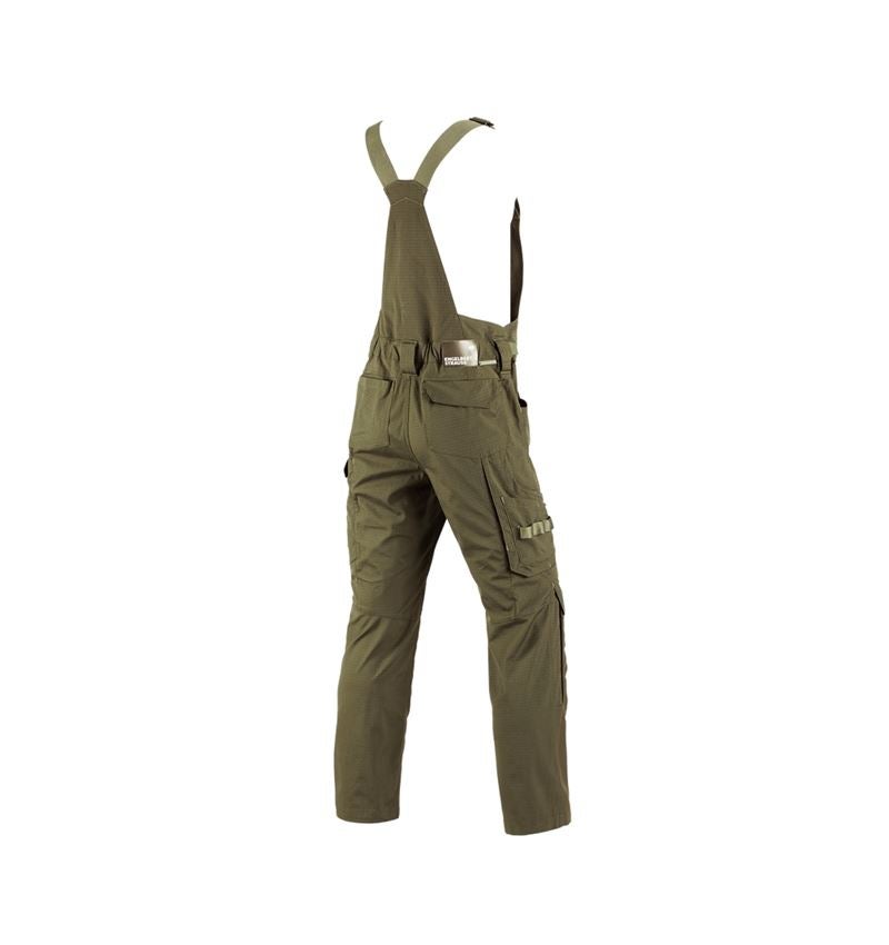 Pantalons de travail: Salopette e.s.concrete solid + vert boue 3