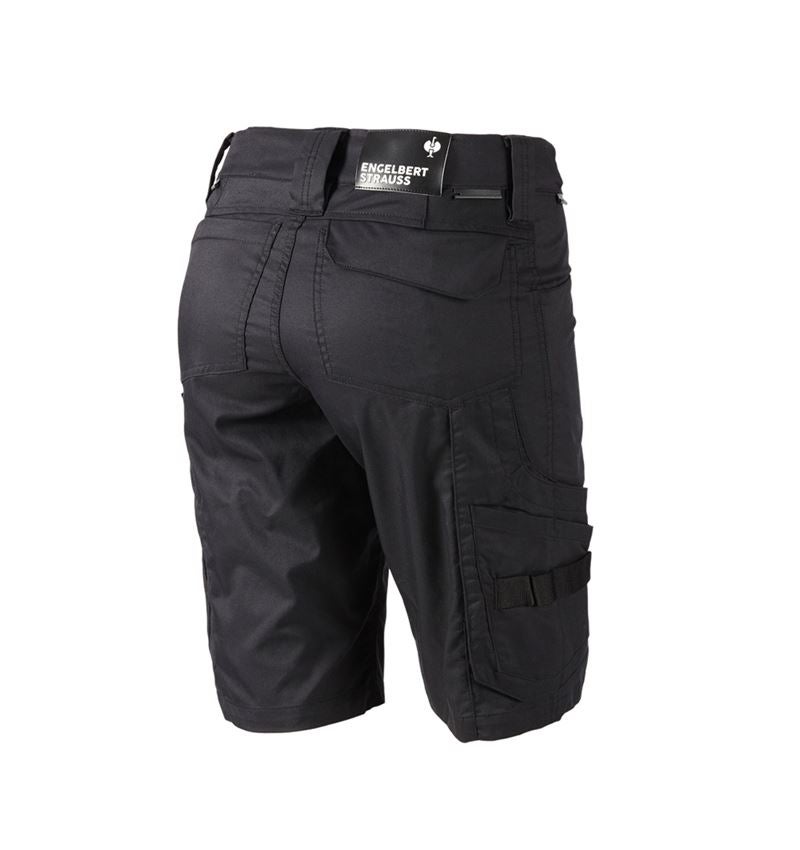 Pantalons de travail: Short e.s.concrete light, femmes + noir 3
