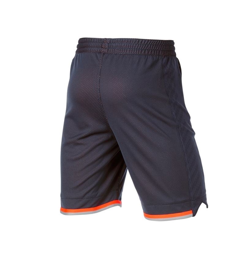 Vêtements: Fonctionnelle short e.s.ambition + bleu foncé/orange fluo 5