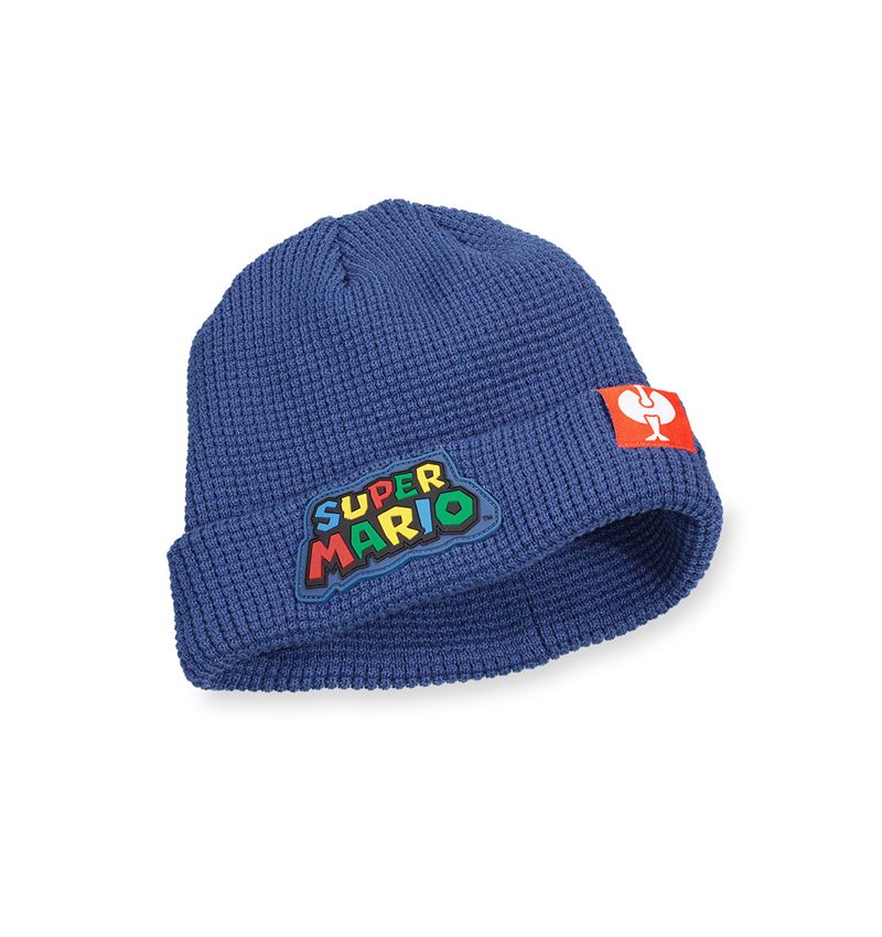 Collaborations: Super Mario Knitted Cap, children's + alkaliblue