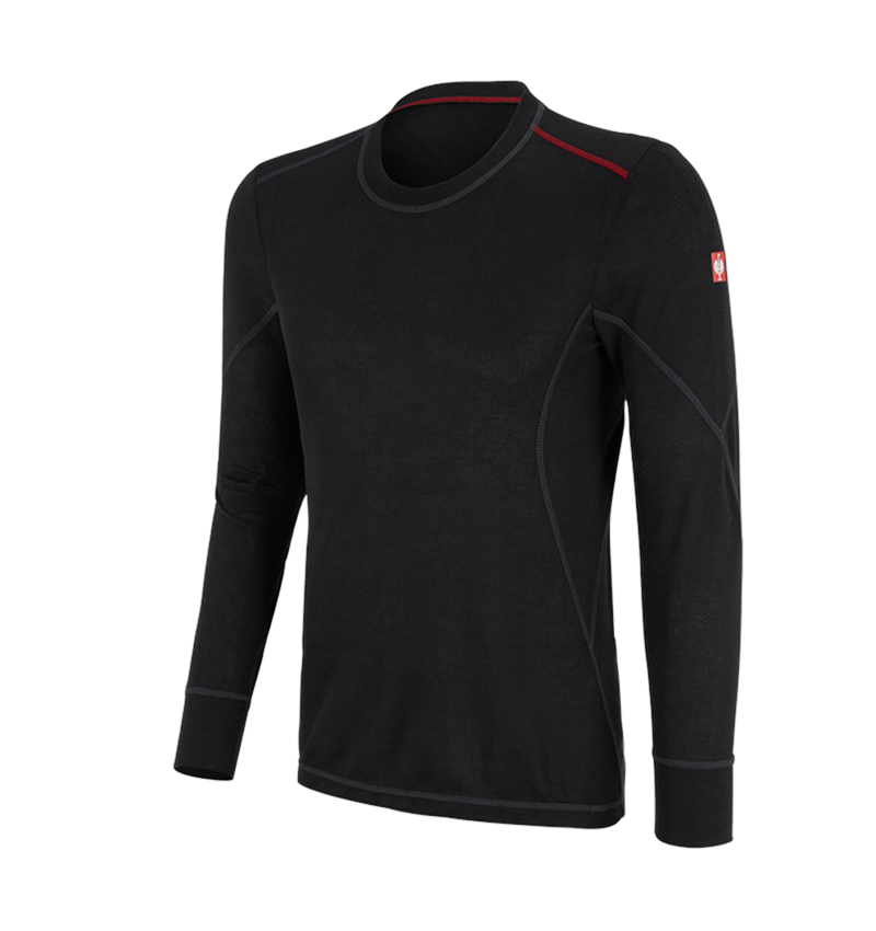 Underwear | Functional Underwear: e.s. functional-longsleeve basis-light + black 2