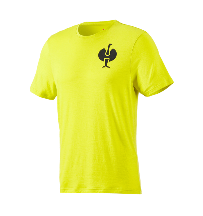 Topics: T-Shirt Merino e.s.trail + acid yellow/black 2