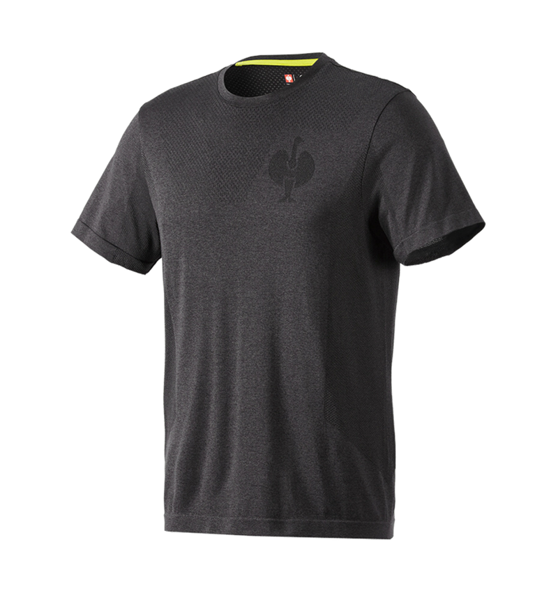 Topics: T-Shirt seamless e.s.trail + black melange 2