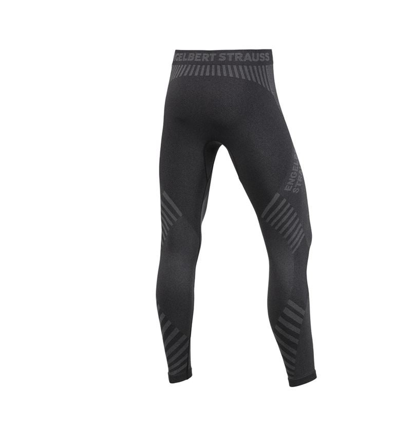 Sous-vêtements | Vêtements thermiques: Fonction-Long Pants e.s.trail seamless-warm + noir/gris basalte 5