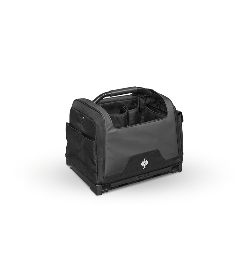 STRAUSSbox System: STRAUSSbox tool bag, open + black