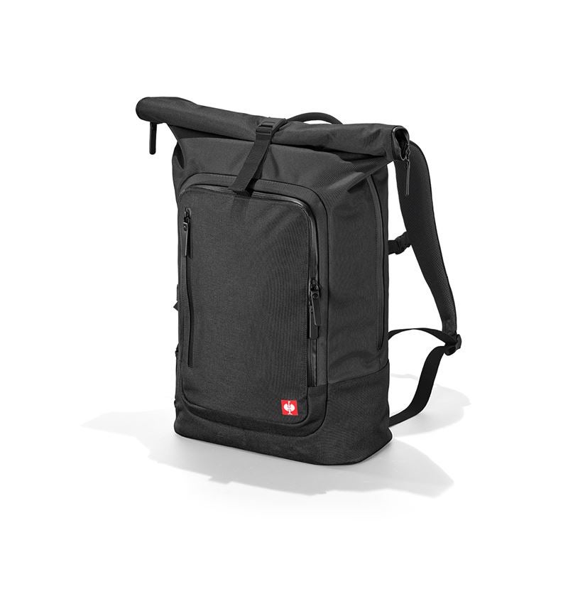 Accessories: Rolltop backpack e.s.work&travel + black